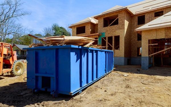 we offer a variety of construction dumpsters in different sizes